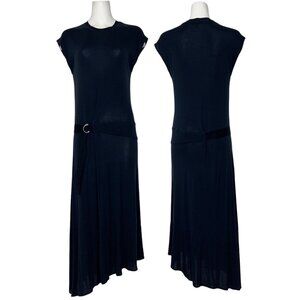 Rag And Bone Ophelia Dress S Blue Asymmetrical